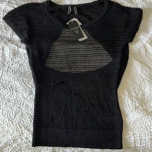 Guess black knitted top